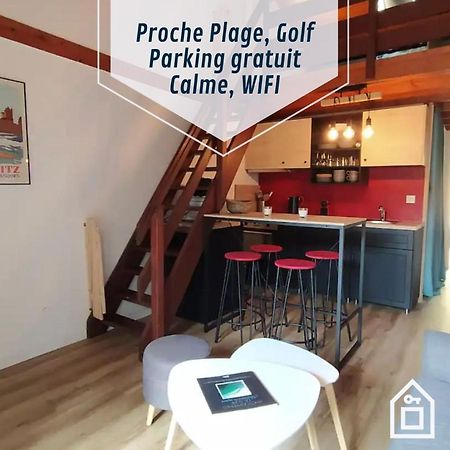 Bidarteko Paradisua Proche Plage, Golf, Parking Eksteriør billede